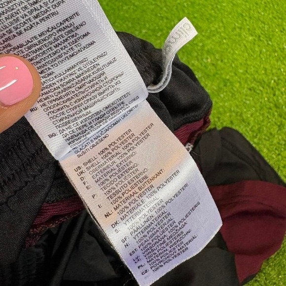 Adidas‎ Size L Climacool Black/Maroon Sporty Drawstring Shorts Size Large Active - Picture 6 of 7